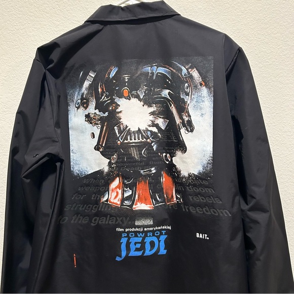 Bait x Star Wars Dartb Vader Return of the Jedi Coaches Jacket - Picture 3 of 5
